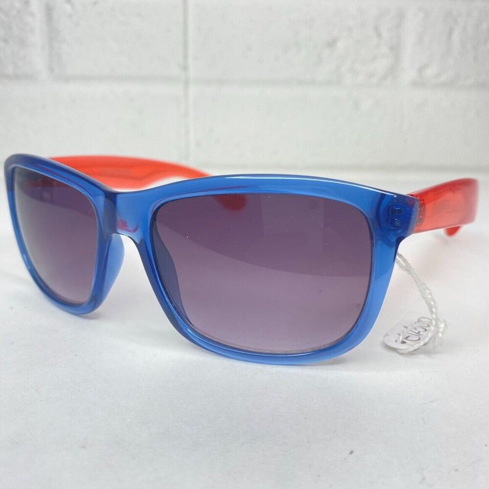 Vintage Playboy 70's Blue‎ red PB00109-15 Sunglasses Frame Blue Lens H1354